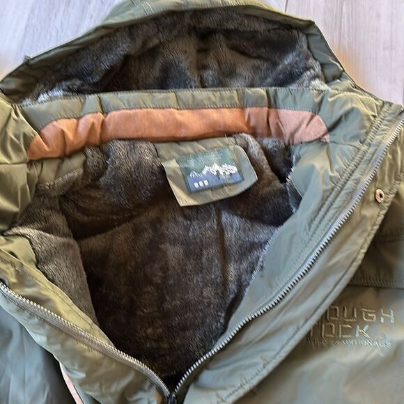 Rough StockJacket Army Military Field Waterproof Trench Coats Hooded Army GrXXXL - Picture 11 of 11